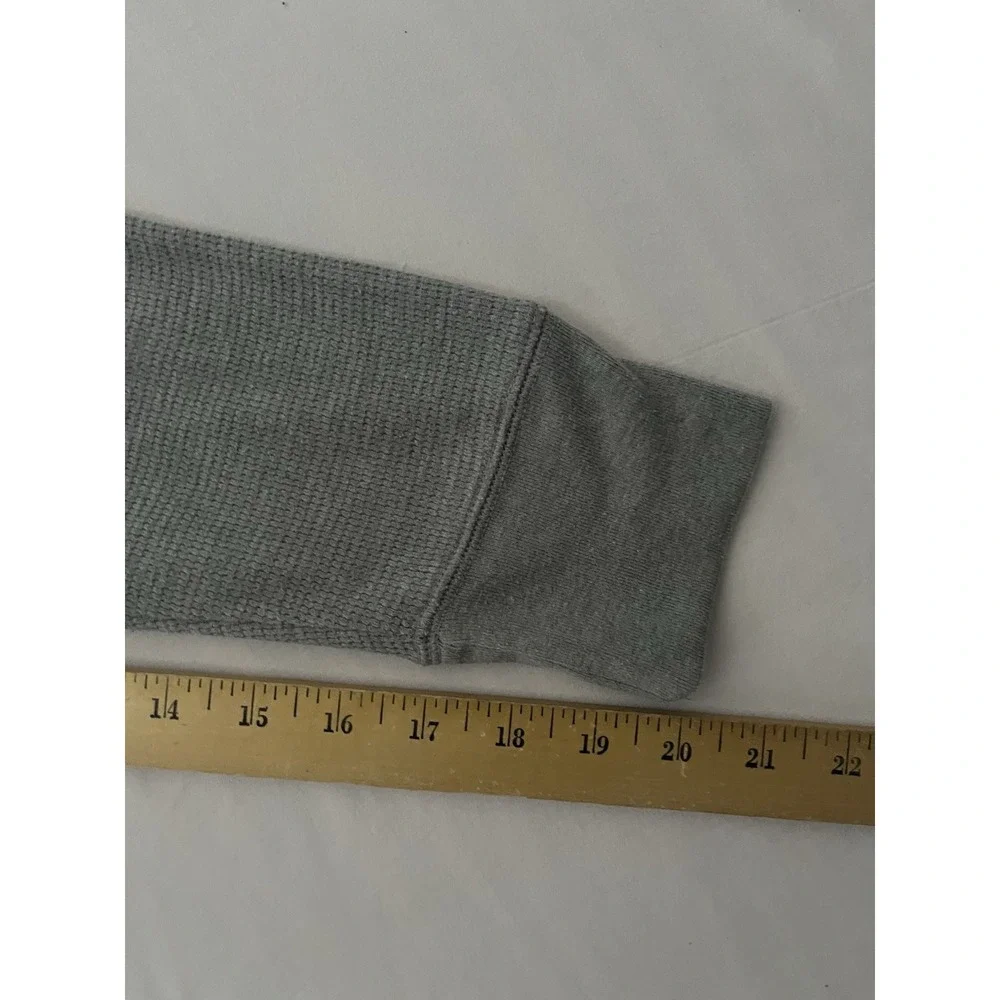Polo Ralph Lauren Thermal Pullover Shirt Men's Size Medium Gray Long Sleeve